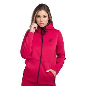 SikSilk Womens/Ladies Exhibit Athlete Track Jacket / Pink